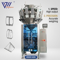 Machine d'emballage automatique multi-têtes pour sachets oreiller de snacks, grains de café, riz, noix – Idéale pour les petites entreprises