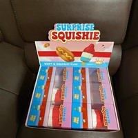Jumbo Rocket Popsicle Squishy Toy Red White Blue Ice Pop Soft Slow Rising Squeeze Sensory Fidget Stress Relief Gift Wholesale