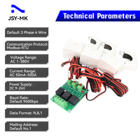 Module de compteur d'énergie triphasé à montage sur vis RS485 Modbus pour la surveillance multi-circuits de la puissance des panneaux de distribution - Prix usine
