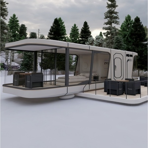 Casa Cápsula Moderna Personalizada Todo en Uno con Sistema Inteligente, Cápsula Espacial de Doble Dormitorio, Estructura de Acero Sólido Soldado, Buen <span class=keywords><strong>Precio</strong></span>, Alta Calidad - Product Image 1