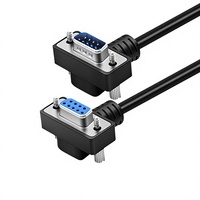 Cable Serial DB9 de Cobre, Extensión RS232, Conexión Directa Macho a Macho, Hembra a Hembra, 9 Pines, Puerto COM, Conexión de Señal