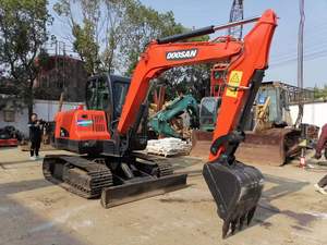 Mini-pelle Doosan d'occasion Presque neuve Bon marché DX60 DX55 Haute qualité Bonne performance En stock Shanghai à vendre - Product Image 4