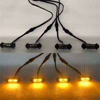 Kits d'éclairage de la calandre avant avec faisceau de câblage pour 2016-2020 Toyota Tacoma Car LED Grille Amber Light Daytime Running Lamp