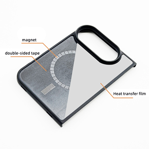 <span class=keywords><strong>Coque</strong></span> <span class=keywords><strong>de</strong></span> <span class=keywords><strong>téléphone</strong></span> magnétique vierge pour sublimation, antidérapante, protection thermique, <span class=keywords><strong>coque</strong></span> <span class=keywords><strong>DIY</strong></span> pour iPhone Duo 18 Fold /Ultra - Product Image 2