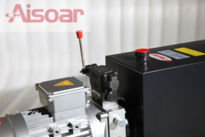 Groupe <span class=keywords><strong>hydraulique</strong></span> 25 kW 12 V à double effet avec moteur-générateur 220 V CC, haute pression, avec vanne manuelle et commande sans fil - Product Image 3