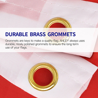 Drapeau de Singapour personnalisé, haute qualité, 100% polyester, durable pour l'extérieur, petit drapeau de Singapour