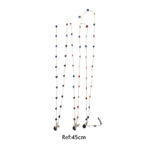 Chaîne pour lunettes 70CM perlée 3 en 1, collier tendance - Product Image 3