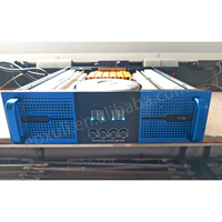 Nouvel Amplificateur de Puissance Professionnel Bleu PS4 3U 4 Canaux*1500W pour Spectacles, Conférences, Subwoofers et Systèmes Line Array
