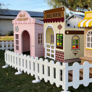 Equipo de juegos de madera fácil de instalar para interiores/exteriores para niños, escuelas, clínicas, casas de muñecas, juegos de rol, alquiler para fiestas, cafeterías de juegos - Product Image 1