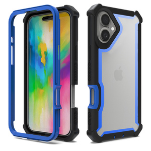Cover Robusta a 360 Gradi, Armatura Spaziale Antiurto, Custodia Protettiva Trasparente Resistente per <span class=keywords><strong>iPhone</strong></span> 16 - Product Image 1