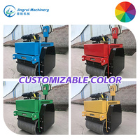 Rouleau compresseur vibrant à double tambour pour compactage intensif, idéal pour la construction de ponts – Approvisionnement direct usine
