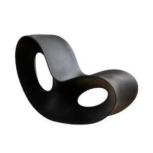 Sillón mecedora moderno con forma de mariposa, sillón reclinable individual creativo para sala de estar pequeña. - Product Image 4