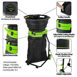 Vertak 1800W sử dụng nhà xách tay điện dây lá <span class=keywords><strong>Shredder</strong></span> với cao mulching tỷ lệ và điều chỉnh các thiết lập cho tiếp thị - Product Image 3