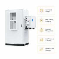 Armoire industrielle de stockage de batteries solaires 241 kWh pour système micro-réseau de réduction des pics de consommation en grande usine