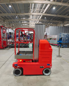 Plataforma Elevadora Hidráulica Autopropulsada Eléctrica de Aluminio de Doble Mástil de 8-16 m para Trabajo Aéreo - Product Image 5