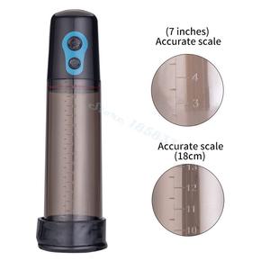 Sıcak satış silikon elektrikli büyütme pompası erkekler için yetişkin seks oyuncak mastürbasyon kupası vakum pompası erkek mastürbasyon için seks oyuncakları erkekler için - Product Image 6