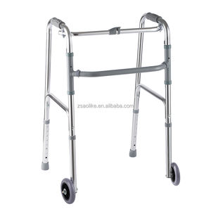 <span class=keywords><strong>D</strong></span>éambulateur en aluminium de haute qualité certifié CE, capacité de 75 kg, pliable en une seconde, réglable en hauteur, aide à la marche pliable pour personnes âgées - Product Image 4