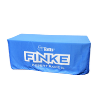 Housse de table rétractable pour publicité extérieure, imperméable, en polyester écologique, impression numérique pour bannières