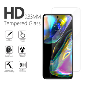Protector de pantalla de vidrio templado para <span class=keywords><strong>Moto</strong></span>, película transparente de 0,33mm, 2.5D, HD, 9H, para Motorola <span class=keywords><strong>Moto</strong></span> G82, G31, G42, G50, G51, G60, G71 - Product Image 3