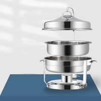 Ensemble de buffet pour restaurant mariage luxe doré argent réchaud à plats chauffe-plats ensemble de buffet réchaud pour traiteur