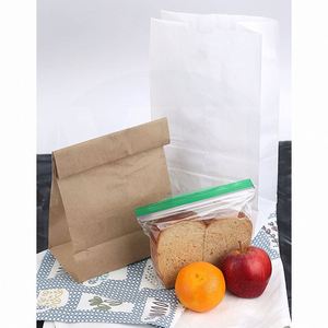 Sacs en papier kraft multi-usages pour courses, sacs à déjeuner, parfaits pour le shopping, le rangement, petites poubelles, sacs en papier pratiques - Product Image 4
