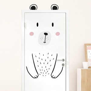 <span class=keywords><strong>Adesivi</strong></span> per Porte in PVC 3D Personalizzati con <span class=keywords><strong>Animali</strong></span> Cartoon, Decorazioni Rimovibili per Casa e Camerette dei Bambini - Product Image 1