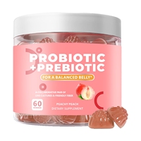Vitahealth OEM/ODM Gommes probiotiques Compléments alimentaires Marque privée Naturelle pure Vente en gros Gommes probiotiques à la pêche