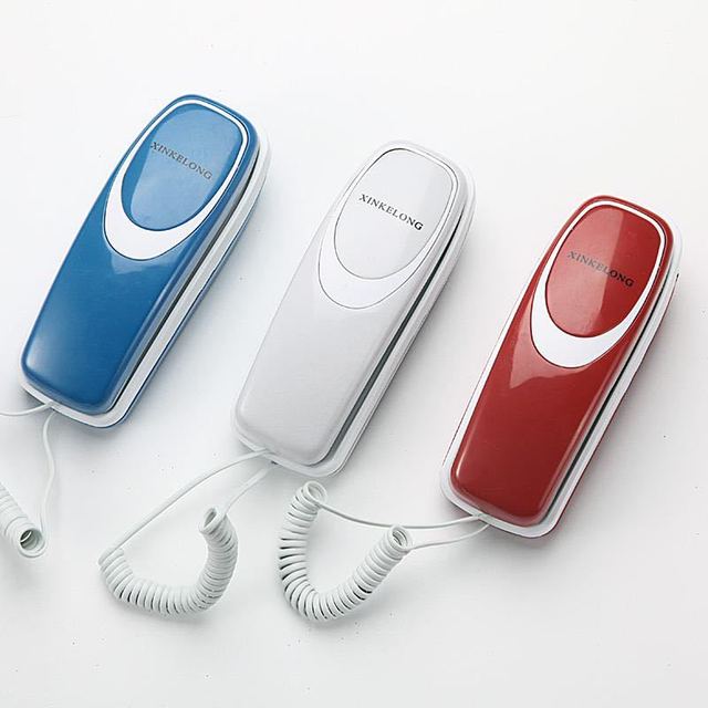 Waterproof Mini Fixed Phone Wall-Mounted Small Extension for Home Hotel or Bathroom Creative Design