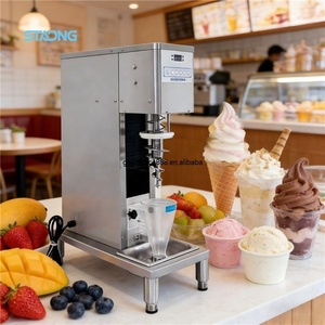 Mezcladora Manual Comercial de 750W con Sistema de Limpieza por Chorro para Helados y Yogur, Equipo para Heladerías - Product Image 1