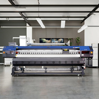 Imprimante Jet d'Encre Eco-Solvant Grand Format Yinstar 3.2m avec 4 Têtes I3200-E1 pour Bâches Flex, Autocollants et Vinyle