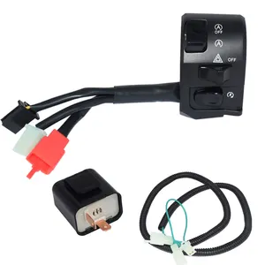nmaxハンドルスイッチライト Suppliers-7/8 "22ミリメートルMotorcycle Switches Handlebar Mount Switch For Yamaha NMAX 2020 Plug And Play