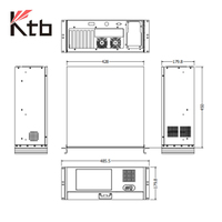 Ordinateur en rack 4U avec support d'affichage 10e 11e génération ATX Matx pour la qualité des produits Inspection visuelle par l'IA