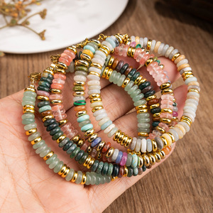 AONAYA Braccialetto di Cristallo Fatto a Mano, Gioiello Reiki con Perline Abaco, <span class=keywords><strong>Chakra</strong></span> <span class=keywords><strong>per</strong></span> Yoga e Meditazione, Tendenza Moda, Regalo di Natale - Product Image 1
