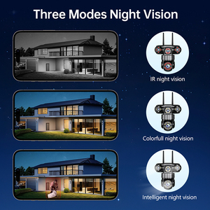 Caméra de sécurité extérieure solaire 4G PTZ à 4 objectifs NyteElf avec vision nocturne couleur et audio bidirectionnel - Product Image 6