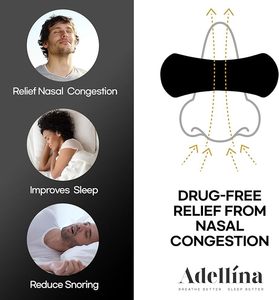 Tiras nasales de fuerza extra Cinta de respiración para la nariz para deportes y dormir Las tiras nasales ayudan a dejar de roncar y aliviar la congestión <span class=keywords><strong>nasal</strong></span> - Product Image 5