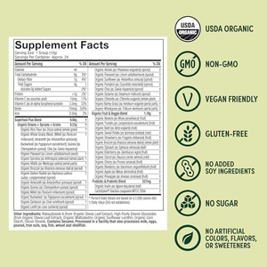 Polvo de Té Verde Orgánico Super Green OEM/ODM, Polvo Energético, Vitamina B12, Vitamina B3 y Antioxidante Vegano - Product Image 5