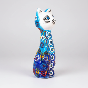 Figura decorativa de gato de cerámica, hecha a mano, turca - Product Image 2