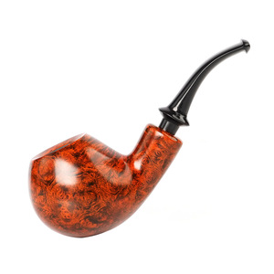 Muxiang Bent Briar Wood Tobacco Pipe 3mm Filter Handmade Vintage Style For Men - Product Image 5