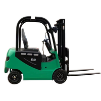 Chariot élévateur électrique compact de 0,8 tonne 800kg Mini chariot élévateur électrique de 500kg avec 3 roues Prix pour l'utilisation d'allée étroite