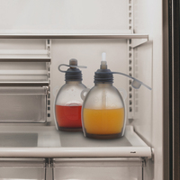 Sac à collation et à jus en silicone sans BPA avec paille imprimé animal vitesse à débit lent pour les aliments pour bébés pour enfants réutilisables en plein air