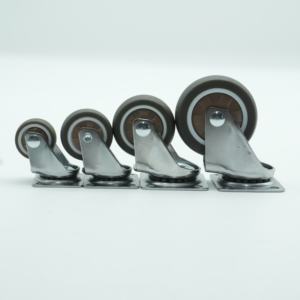 3,<span class=keywords><strong>5</strong></span>/4,<span class=keywords><strong>5</strong></span>/<span class=keywords><strong>5</strong></span>,<span class=keywords><strong>5</strong></span>-Zoll-PVC-Radrollen Schwenkbare obere Platte Gewindes tiel Rollen rollen Hochleistungs-Industrie rad rollen - Product Image 2