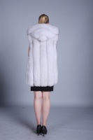 Veste en fourrure de renard véritable pour femmes, vente en gros directe d'usine, gilet court tendance avec options de couleurs personnalisées