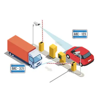 トラックナンバープレートパーキングシステム用の支払い車付きAnprカメラ