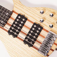 Guitare basse électrique 6 cordes en stock, vente en gros d'usine, manche en érable canadien, corps en frêne - Personnalisable pour les commandes OEM/en gros