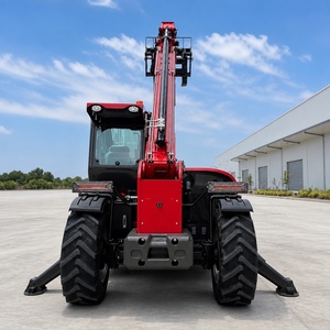 Chariot télescopique de 10,6 m, capacité 4000 kg, avec benne, grappin et lance à balles en option pour les travaux de conteneurs portuaires et de marchandises en vrac - Product Image 1