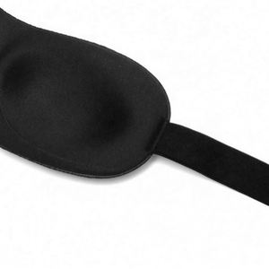 Masque de sommeil en polyester élastique 3D avec impression de logo personnalisé pour les fournitures de fête promotionnelles - Product Image 6