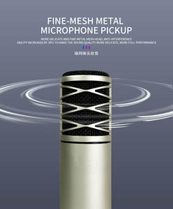 Microphone à Condensateur Professionnel GAM-AT808 avec Alimentation Fantôme 48V <span class=keywords><strong>pour</strong></span> Karaoké, Enregistrement en Direct, Téléphone Portable et Ordinateur - Product Image 6