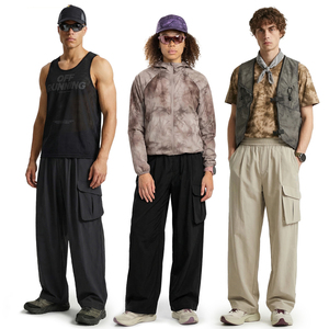 Pantalones Cargo de Moda Urbana, Estilo Holgado y de Pierna Ancha, para Actividades al Aire Libre, Colección Primavera-Verano 2026 - Product Image 1