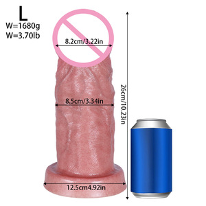 Dildo in Silicone Extra Large, Design Realistico Spesso, Massaggiatore Gigante, Giocattolo Morbido per Adulti per Uomini e Donne, Bestseller - Product Image 6