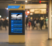 Processeur vidéo LED LCD couleur LENZ, écran d'affichage d'informations pour passagers extérieur haute luminosité Full HD 55 pouces 4G pour arrêt de bus